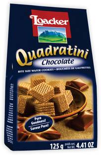 LOACKER Quadratini Chocolate - Italy Wafers