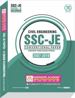 SSC -JE Civil Engineering Previous Year Conventional Solved Papers (2007-2019)