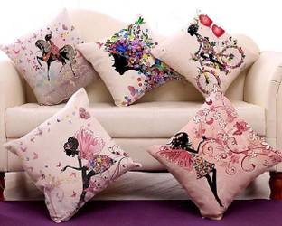 STYLISH LOOK Jute Cushions Cover