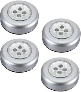 Eva Gadgets 4LED Self Stick and Click Lights -Pack Of 4 Ceiling Light Ceiling Lamp