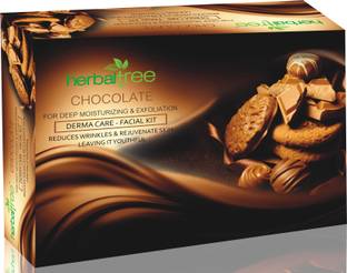 Herbal Tree Chocolate Facial Kit for Deep Moisturizing & Exfoliation