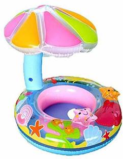 Boriva Inflatable Baby Water Float PVC Seat Boat Pool Toy Toddler Swimming Ring Inflatable Swimming Pool