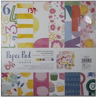 MOREL DESIGNER BEAUTIFUL PATTERN PRINTED PAPERS UNRULED 10 INCH 75 gsm Craft paper
