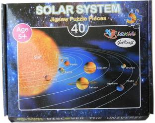 iQKids Solar System Jigsaw Floor Puzzle - Educational Learning Toy Game