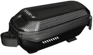 TUHI Bicycle Front Tube Frame Bag Large Capacity Hard Shell Rainproof Case Bicycle Phone Holder