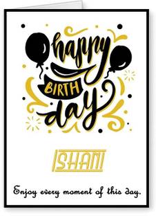 Midas Craft Happy Birthday Ishani ….03 Bithday Message Greeting Card