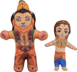 Radha A Unique Store Narsimha Prahlad maharaj Soft Toy Set