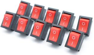 ERHIndia Mini 2 Pin SPST on/off High performance Switch for Electronic Circuit PCB, Project or Experiment (Multicolour) 10 Pieces Electronic Components Electronic Hobby Kit