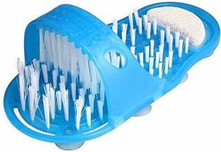 Nilzone Dead Skin Slipper Bath Shower Feet Massage Shoes Feet Calloused Cleaner with Scrubber Brush Spa Shower Foot Care Tool