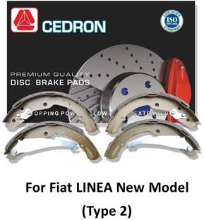 Cedron LS-162 Rear Brake Shoe type 2 Handbrake Shoe Kit