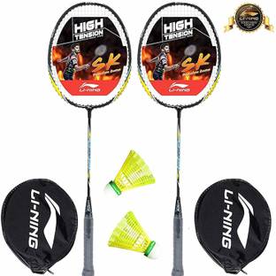LI-NING Super Value Combo (Two XP 800 Srikanth K Badminton Racquets and 2 Pieces Shuttlecock) Badminton Kit