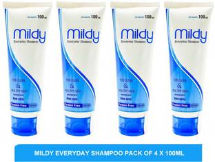 Mildy Everyday Shampoo - pack of 4 x 100ml