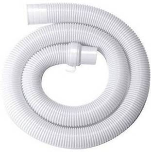 Torzen 1Meter Washing machine drain Outlet pipe Corrugated Plastic Outlet/Drain/Extension Hose Suitable for All Fully/Semi Automatic Washing Machines Outlet ( 1 Meter) Hose Pipe Hose Pipe (White) Hose Pipe