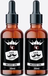 INDO CHALLENGE Beard And Moustache Growth Oil With All Natural Ingredients For Faster Beard Growth Hair Oil