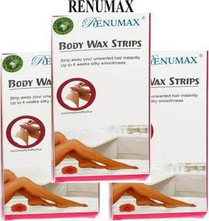 RENUMAX Women's Wax Strips For Hair Removal[PACK OF THREE] Strips