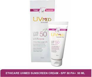 ethicare Sunscreen - SPF 50 PA+ UVMED SUNSCREEN CREAM - SPF 50 PA+ 50 ml
