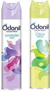 Odonil Lavender Mist, Citrus Fresh Spray Lavender Mist & Citrus Fresh Room Spray