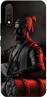 Bluvver Back Cover for Vivo Y19 Vivo 1915 Printed Chatrapati Shivaji Maharaj Back Cover