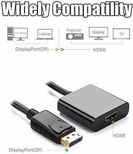 Hle  TV-out Cable Display Port to HDMI Adaptor Cable