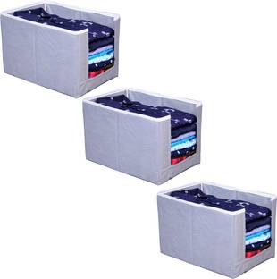 JustandKrafts 3 Shirt Stacker Baby Product Stacker Closet Organizer - Shirts and Clothing Organizer ST1001