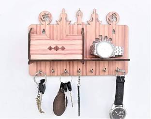 jaishreeshyamcollectionTM yoga pose keyholder Wood Key Holder