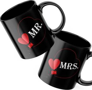 Anom " Mr. and Mrs." couple gifts for wedding and marriage anniversary Ceramic Coffee Mug