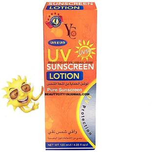 YC Sunscreen - SPF 50 PA+ UVA And UVB Sun Screen Lotion