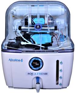 Aquafresh swift AURA ALKALINE ro+uv+tds Electrical ground water purifier 15 L 15 L RO + UV + UF + TDS ...