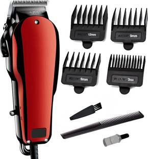 SPD Waterproof Professional Corded Beard Mustache Hair Trimmer High Power Hair Clipper Electric Razor (0.8mm to 12mm Trimming Range) 49 Fully Waterproof Grooming Kit 0 min  Runtime 4 Length Settings