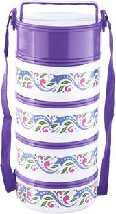 JAYCO Multiplx J4 Lunch box for Office/College/School - Purple 4 Containers Lunch Box