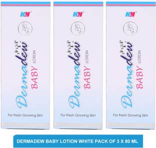 Dermadew Baby Lotion - pack of 3 x 80 ml