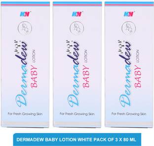 Dermadew Baby Lotion - pack of 3 x 80 ml