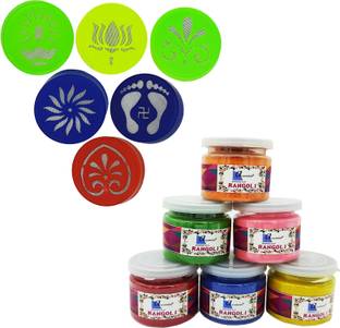 Ascension Pack of 6 Rangoli Powder