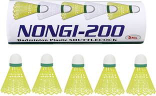 Nongi A1 Plastic Shuttle  - Yellow