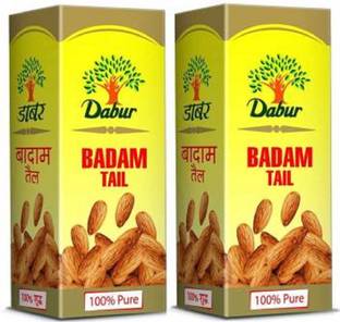 Dabur Badam Tail 100%pure50ml(Pack of 2) Hair Oil