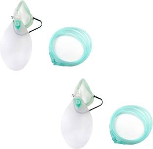 Agarwals High Concentration Oxygen Face Mask with Reservoir Bag Adult Set Hi Mask (Pack of 2 Set) High Concentration Oxygen Face Mask with Reservoir Bag Adult Set Hi Mask (Pack of 2 Set)
