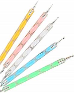 HM Enterprise Nail Art Dotting Marbleizing Tool Pen for Nail Decoration Stamping