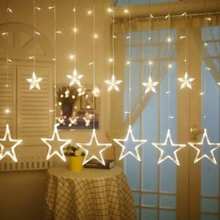 RSP Quality Bit 138 LEDs 2.54 m Yellow Flickering, Steady Star Rice Lights