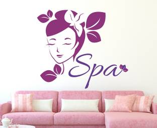 Wallzone Beauti Parlour Large Vinyl Wallsticker (80 cm x 70 cm)