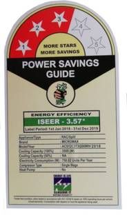 Micromax 1 Ton 3 Star Split AC  - White