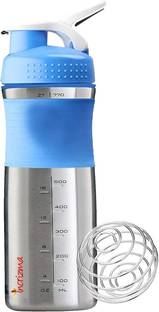 Incrizma Unisex's Sport Mixer Stainless Steel Shaker Bottle with Mixing Ball 800 ml Shaker