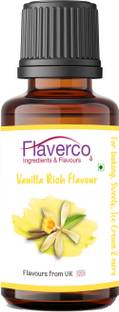 flaverco Vanilla Rich Flavour Vanilla Liquid Food Essence