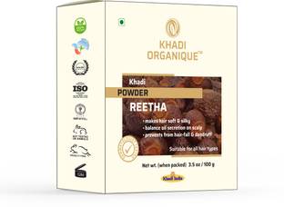 khadi ORGANIQUE 100% Organic Reetha Powder