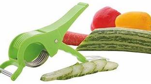 Gohil Unique Shop Multi Vegetable And Fruit Slicer Cutter With Peeler Straight Peeler Y Shaped Peeler