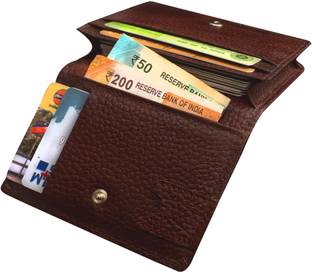 ABYS ✔100 % Genuine Leather Business Card Book||Credit Card Holder||Wallet||Card Holder||ATM & Debit Card Holder For Men And Women 15 Card Holder