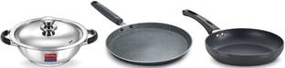 Prestige Classic Multi BYK Induction Bottom Non-Stick Coated Cookware Set