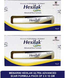 MENARINI Ultra Advanced Scar Formula gel,pack of 2 x 15 gm