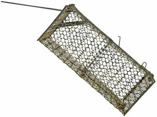 JHTH Rat / Mouse / Chuhaa Trap Iron Live Trap / Rodent Control / Cage for Catching Rat No Poison Pest Control Use For Indoor And Outdoor and Heavy Duty Mouse Cage Live Trap