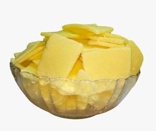 Leela Organic Cocoa Butter Melt & Pour Natural Brighten Skin Deep Moisturizing Handmade Soap Making Raw Material. Net 500gm