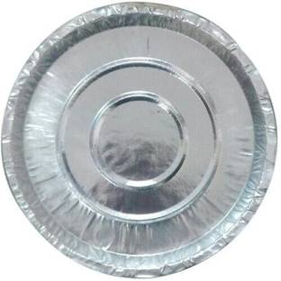 ossmo Disposable Silver Plate 7 inch Half Plate